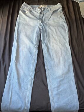Hollister Light Blue Wide-Leg Jeans